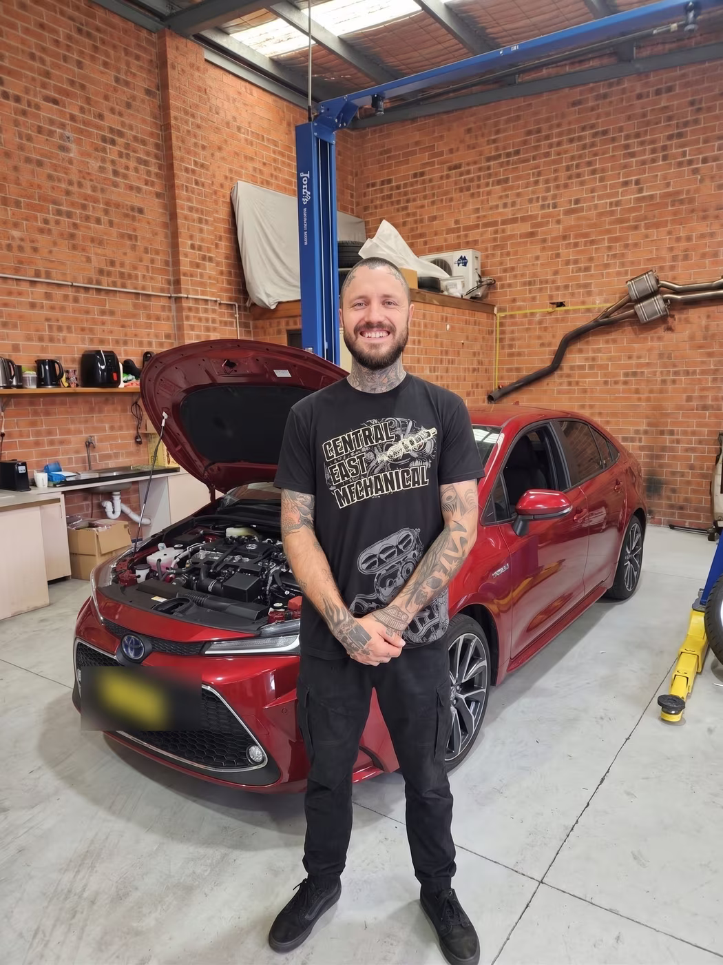 Brett, owner and head mechanic at Central East Mechanical in Dapto